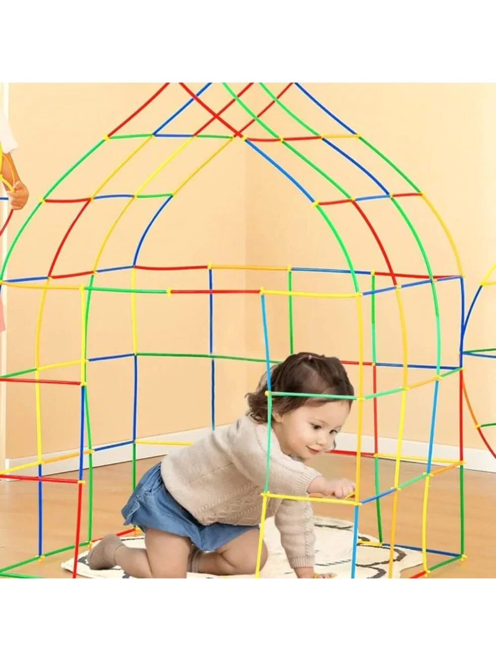 Colorful 800 pcs STEM Building Toys - Interlocking Plastic Blocks for Kids - Fun